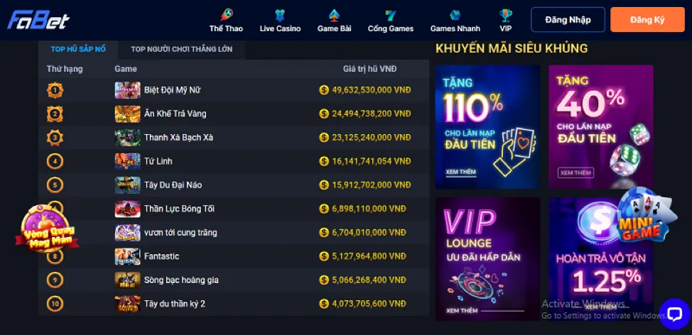 Ưu đãi chào mừng thành viên mới f1686s win